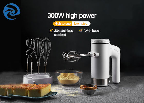 Electric Egg Beater With Stand ABS Stainless Steel