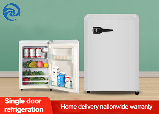 75L 90L 118L Retro White Mini Fridges With Freezer 2.6 Cu Ft
