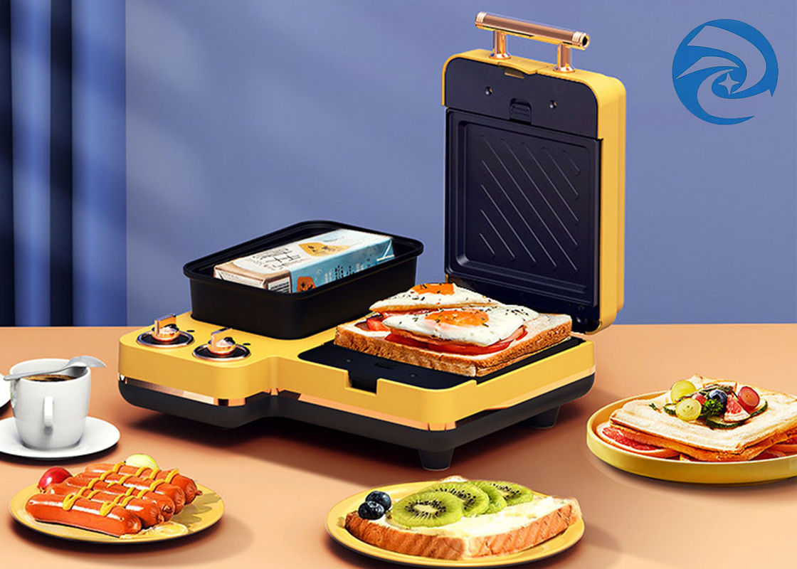 1100W 220V Multifunctional Breakfast Machine Stainless Steel