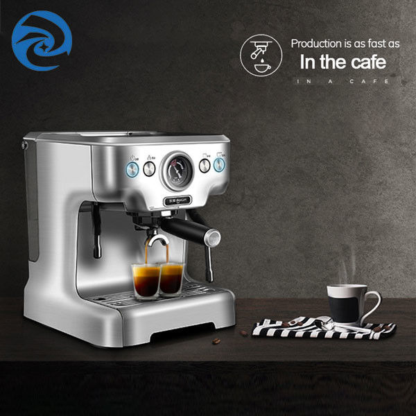 Stainless Steel Small Espresso Coffee Machine 2.7L 1250W
