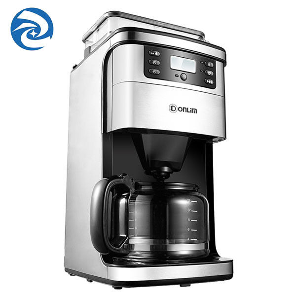 Automatic Drip American Home Coffee Maker With Grinder 1.5L 900W