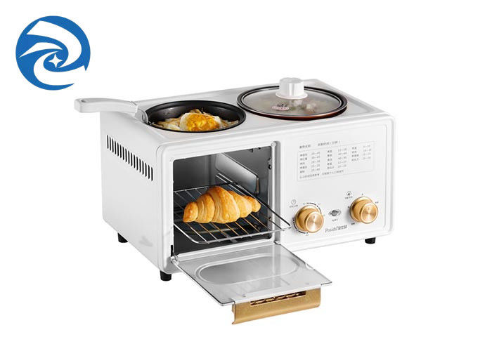 6L Electric Skillet 3 In 1 Multi Cookers , 6.3qt Light Breakfast Machine