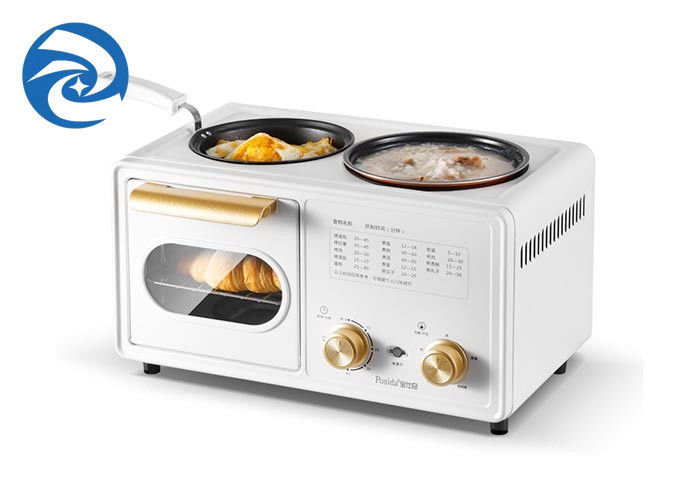 6L Electric Skillet 3 In 1 Multi Cookers , 6.3qt Light Breakfast Machine