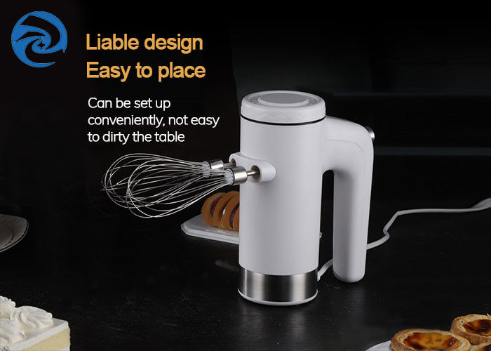 Electric Egg Beater With Stand ABS Stainless Steel
