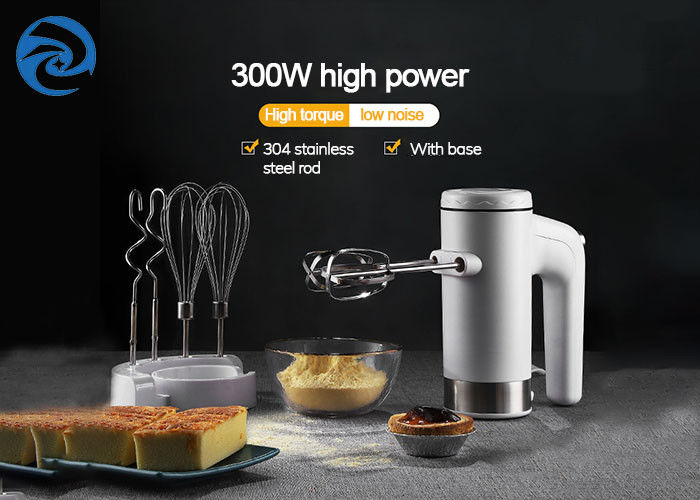 Electric Egg Beater With Stand ABS Stainless Steel