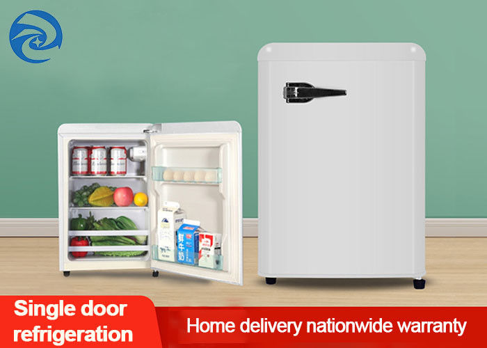75L 90L 118L Retro White Mini Fridges With Freezer 2.6 Cu Ft