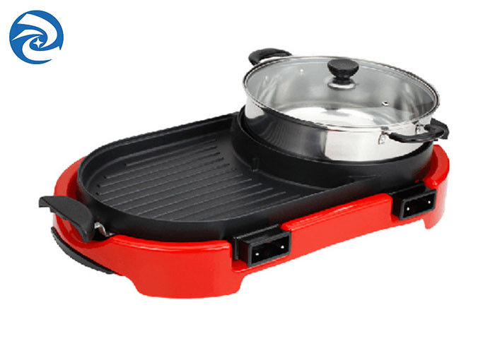 Non Stick Electric Grills Griddles Skillets 1350W smoke free