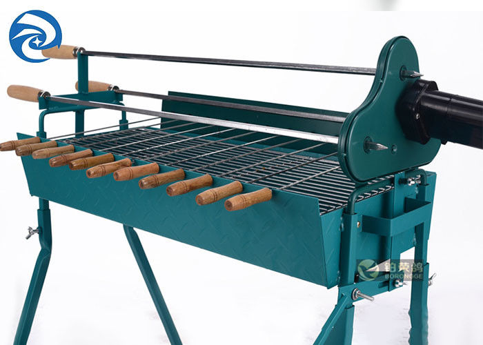 Outdoor Portable Folding BBQ Grill 110×34cmx81cm Meat Skewers