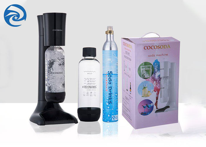 Black 360g Soda Bubble Water Machine Fully Automatic